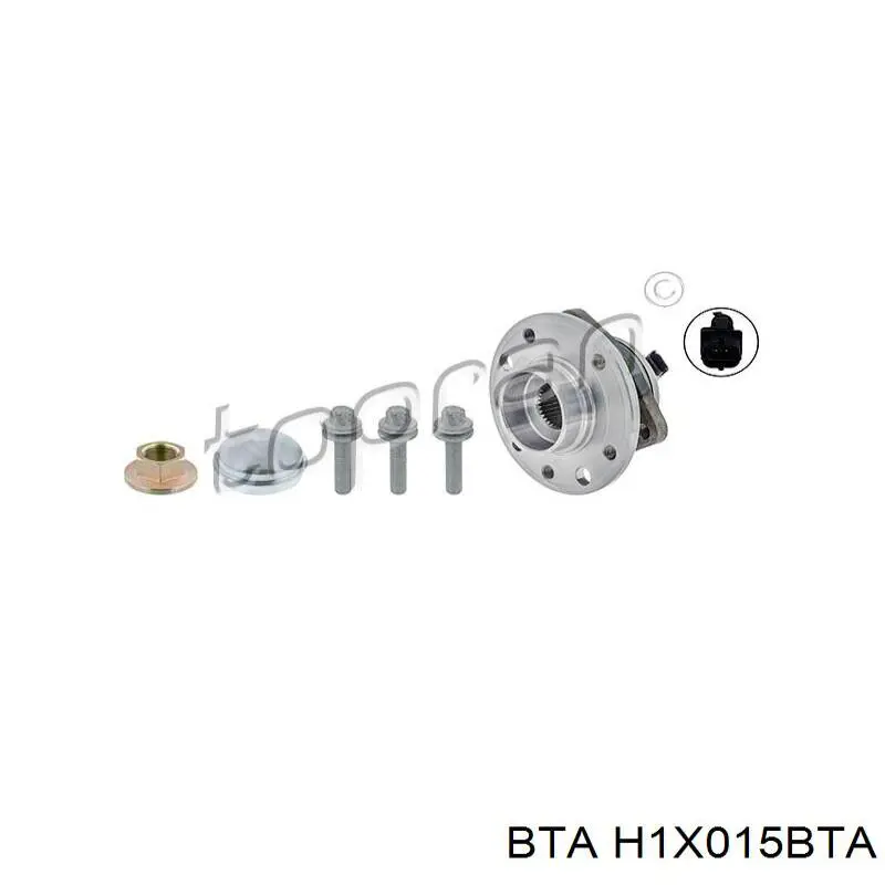 Маточина переднього колеса BTA H1X015BTA