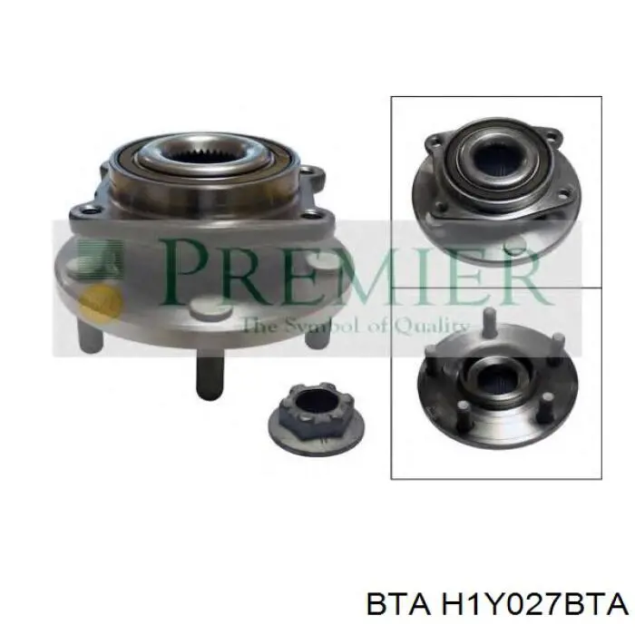 Маточина колеса передня BTA H1Y027BTA ціна, від 79.59 USD