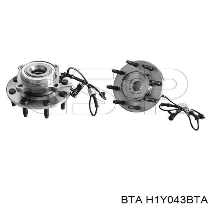 Маточина колеса передня BTA H1Y043BTA ціна, від 87.41 USD
