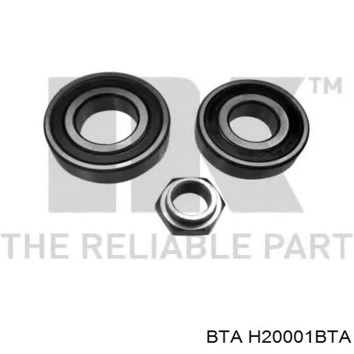 Підшипник задньої ступиці H20001BTA BTA