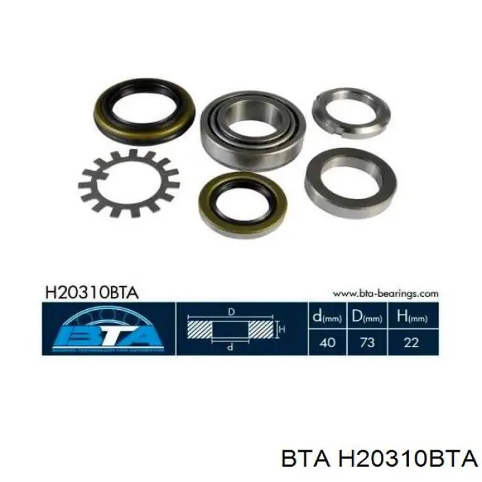Підшипник задньої ступиці LM102910 Timken