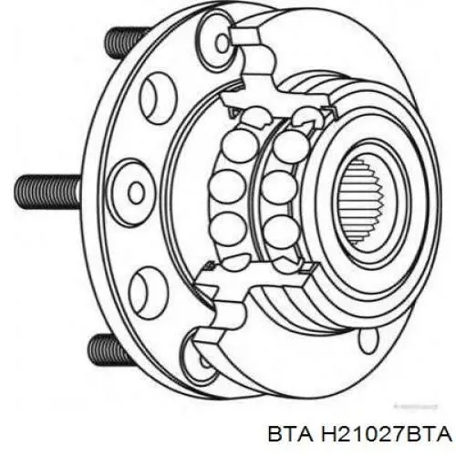 H21027BTA BTA Маточина задня