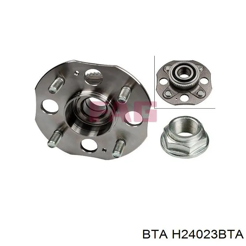 Маточина заднього колеса BTA H24023BTA