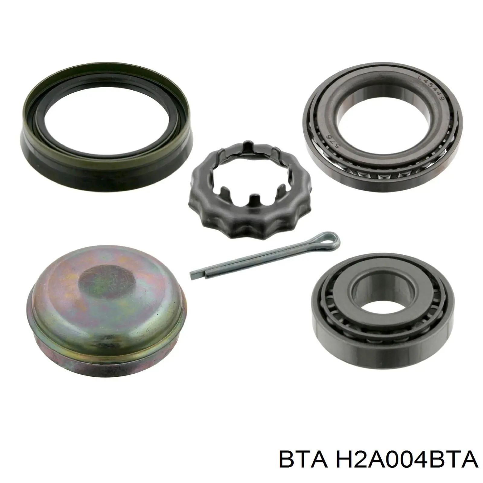 Підшипник маточини задньої BTA H2A004BTA ціна, від 8.86 USD