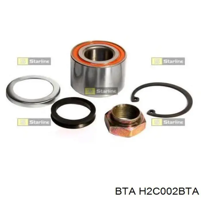Підшипник маточини задньої BTA H2C002BTA ціна, від 12.35 USD