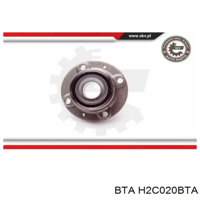 Задня маточина H2C020BTA BTA