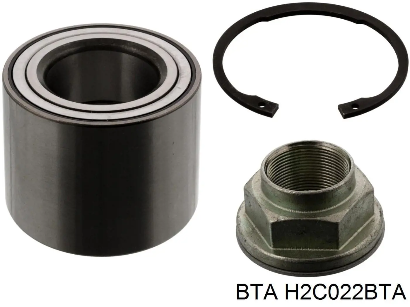 Підшипник маточини задньої BTA H2C022BTA ціна, від 24.82 USD
