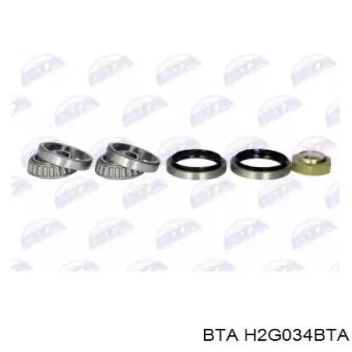 Підшипник маточини задньої BTA H2G034BTA ціна, від 14.31 USD