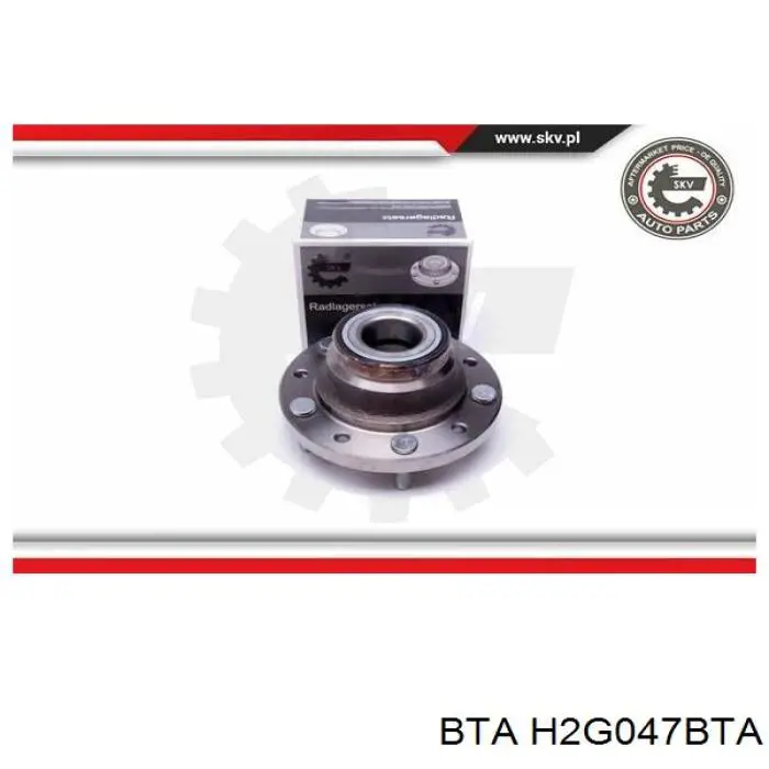 Маточина заднього колеса BTA H2G047BTA