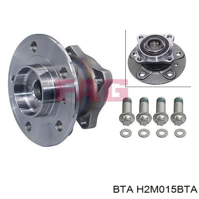 Задня маточина H2M015BTA BTA