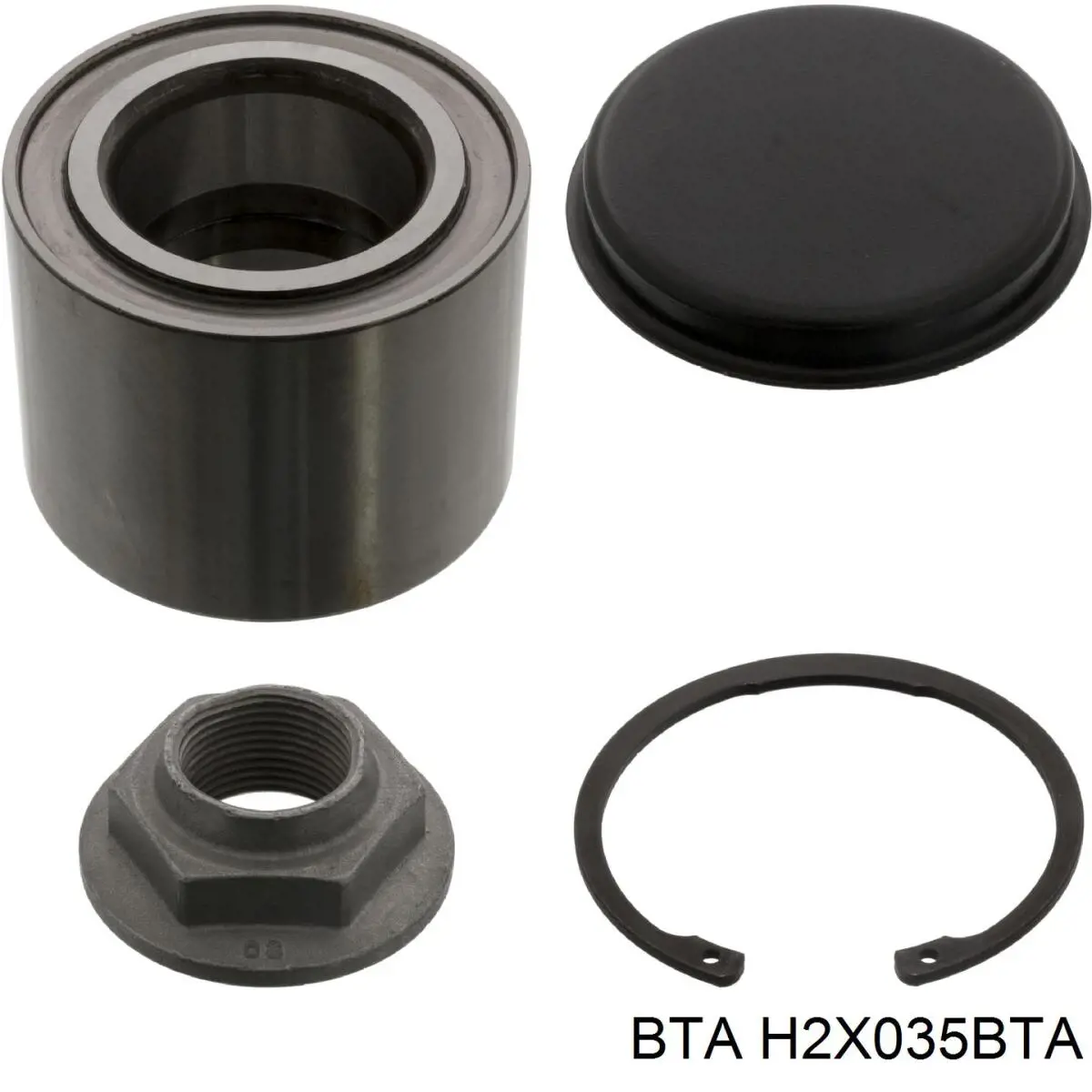 Підшипник маточини задньої BTA H2X035BTA ціна, від 43.34 USD
