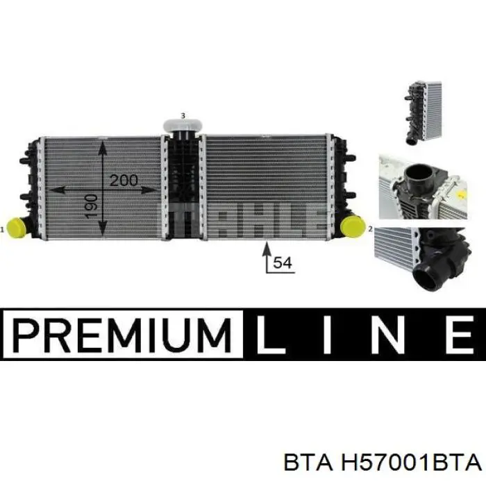 Передня маточина H57001BTA BTA