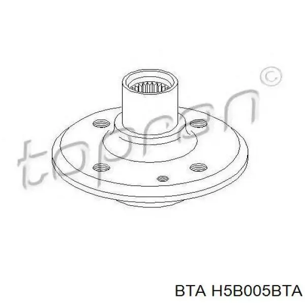 Задня маточина H5B005BTA BTA