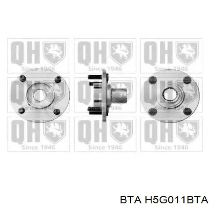 H5G011BTA BTA Маточина (передня)