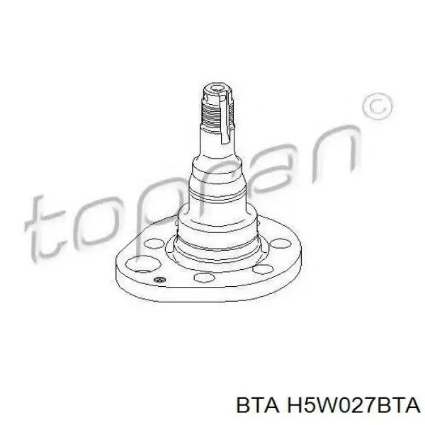 Купити H5W027BTA BTA Кулак поворотний правий