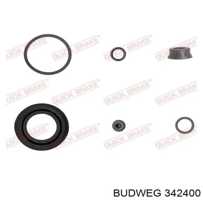 Супорт гальмівний задній лівий Budweg 342400 ціна, від 57.35 USD