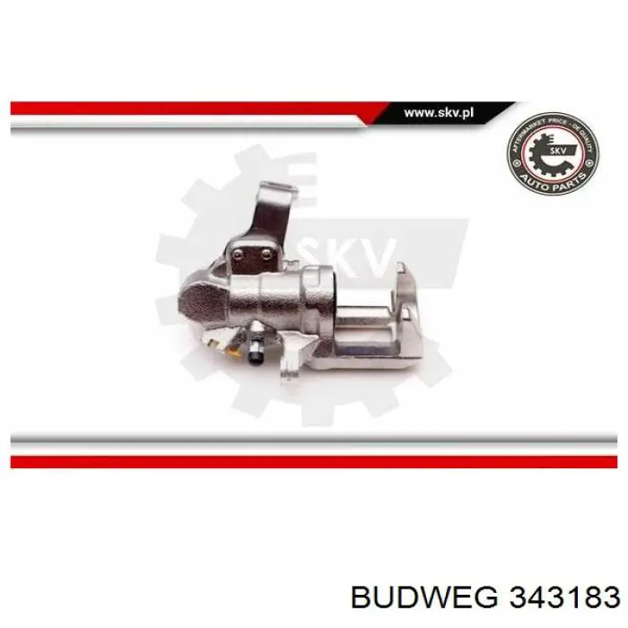 Супорт задній правий 343183 Budweg