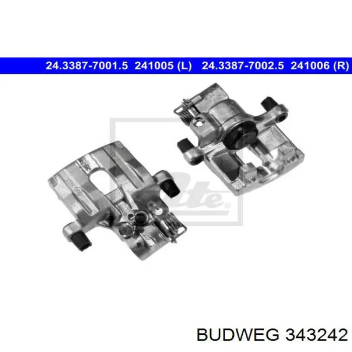 Купити 343242 Budweg Супорт задній лівий