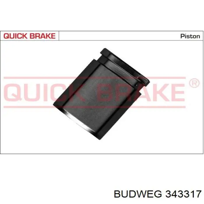 Супорт гальмівний задній правий Budweg 343317 ціна, від 73.10 USD