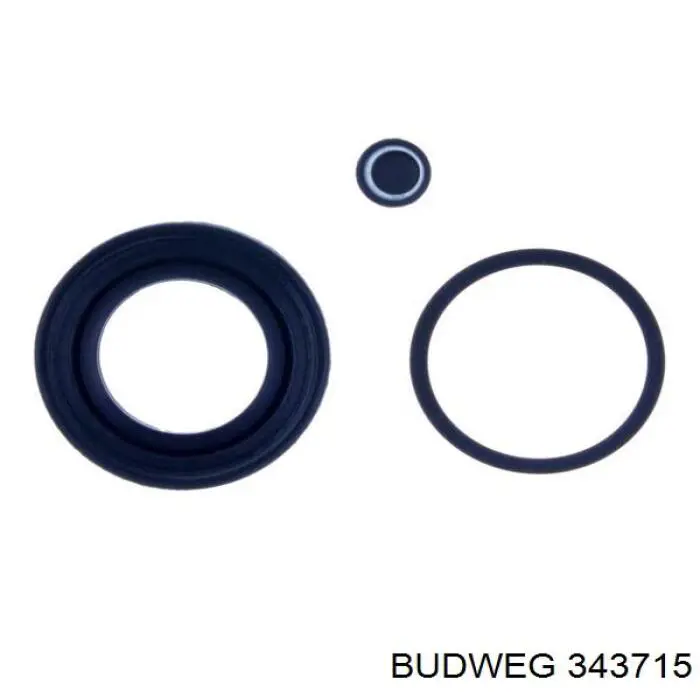 Супорт гальмівний задній правий Budweg 343715