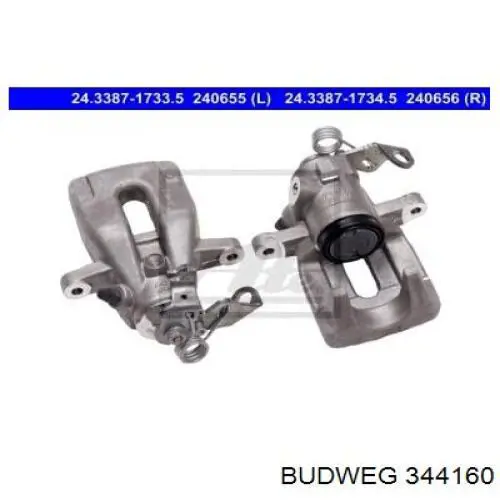Супорт гальмівний задній лівий Budweg 344160 ціна, від 45.02 USD