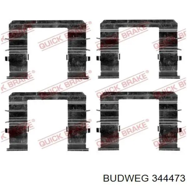 344473 Budweg Супорт гальмівний передній правий
