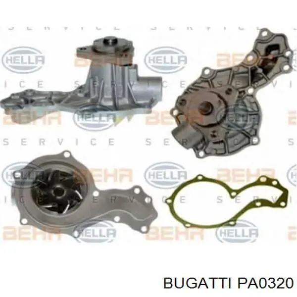 Купити PA0320 Bugatti Насос охолоджуючої рідини