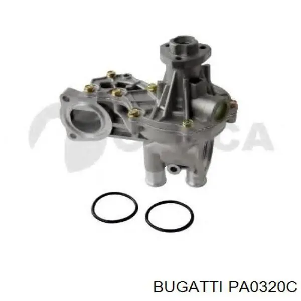 Помпа водяна (насос) охолодження, в зборі з корпусом PA0320C Bugatti