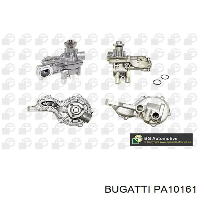 Помпа водяна, корпус Bugatti PA10161 ціна, від 36.81 USD
