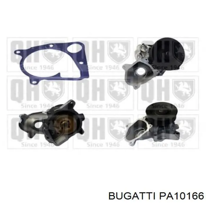 Купити PA10166 Bugatti Насос охолоджуючої рідини