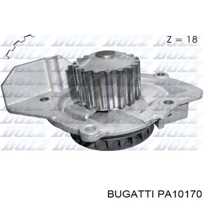 Купити PA10170 Bugatti Насос охолоджуючої рідини