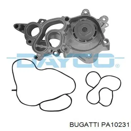 Купити PA10231 Bugatti Насос охолоджуючої рідини