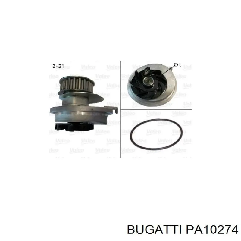 Водяний насос Bugatti PA10274