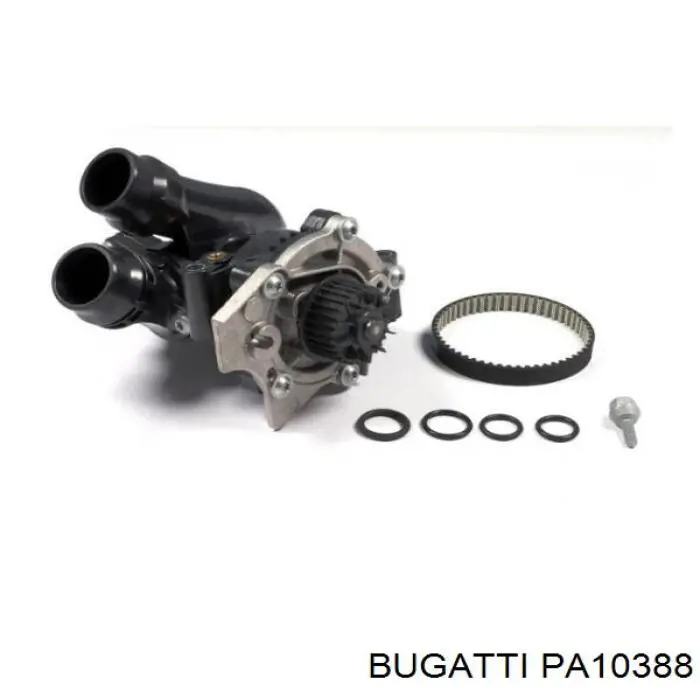 Купити PA10388 Bugatti Помпа водяна (насос) охолодження, в зборі з корпусом