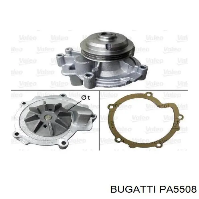 Помпа PA5508 Bugatti