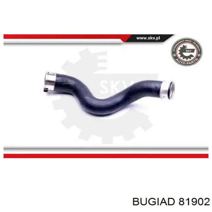 Шланг/патрубок интеркуллера Bugiad 81902 ціна, від 48.43 USD