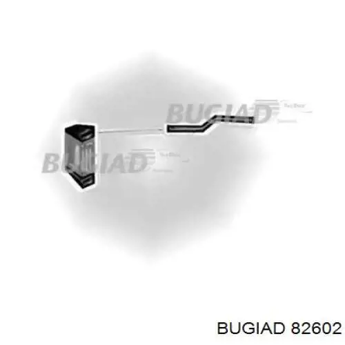82602 Bugiad шланг/патрубок інтеркулера, верхній