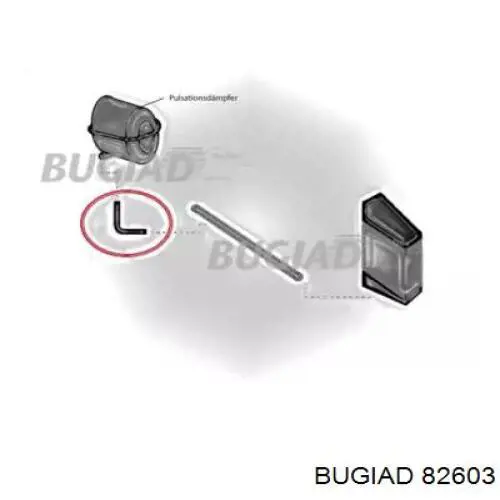 82603 Bugiad Трубка, що нагнітається
