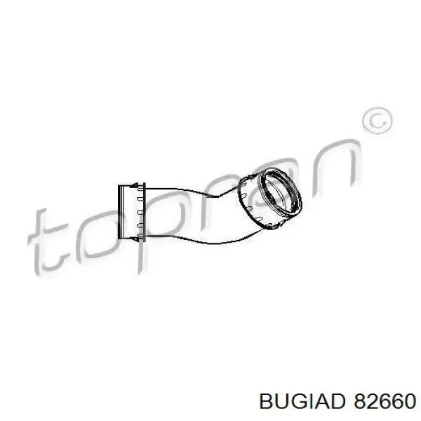 Шланг/патрубок интеркуллера Bugiad 82660 ціна, від 6.33 USD