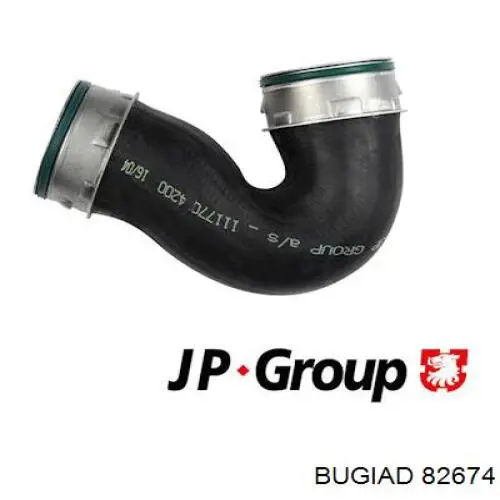 Шланг/патрубок интеркуллера Bugiad 82674 ціна, від 16.77 USD