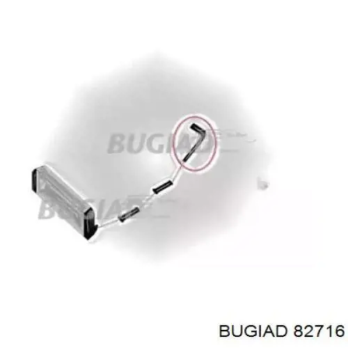 82716 Bugiad Патрубок повітряний, дросельної заслінки