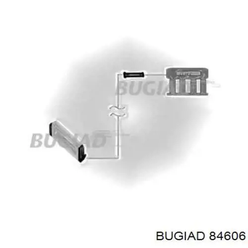 84606 Bugiad патрубок повітряний, вихід з турбіни (наддув)
