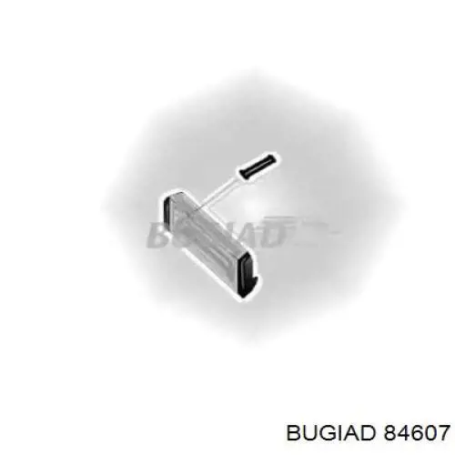 84607 Bugiad шланг гпк, високого тиску гідропідсилювача керма (рейки)