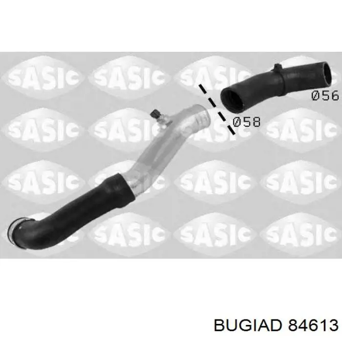 Шланг/патрубок интеркуллера Bugiad 84613 ціна, від 59.13 USD