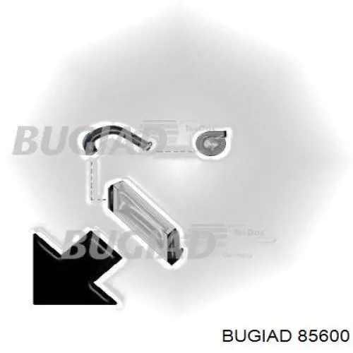85600 Bugiad шланг/патрубок інтеркулера, лівий