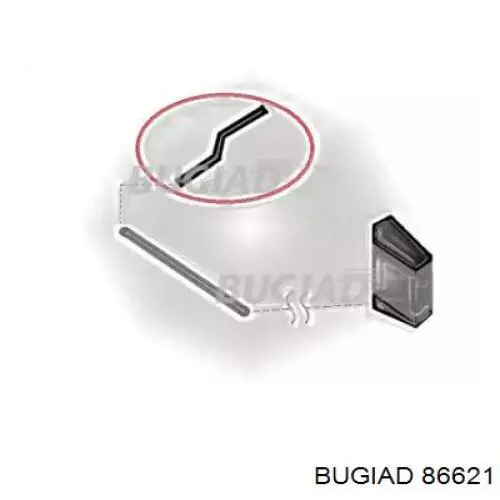 86621 Bugiad Трубка, що нагнітається
