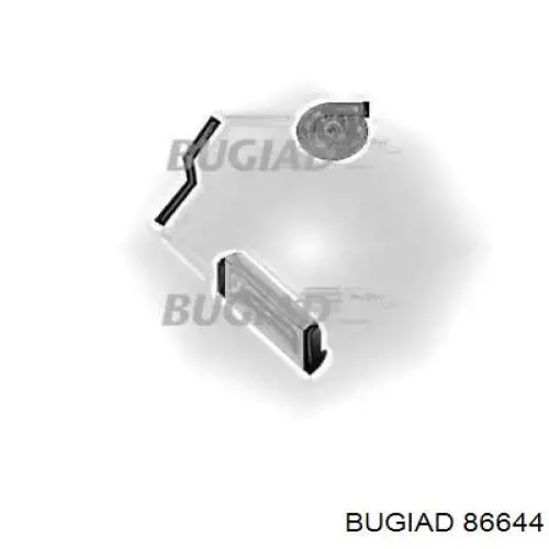 Шланг/патрубок интеркуллера Bugiad 86644 ціна, від 19.00 USD
