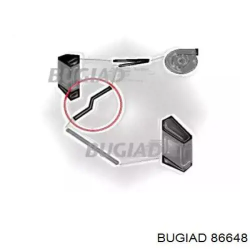 86648 Bugiad Трубка, що нагнітається