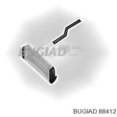 Шланг/патрубок интеркуллера Bugiad 88412 ціна, від 36.16 USD