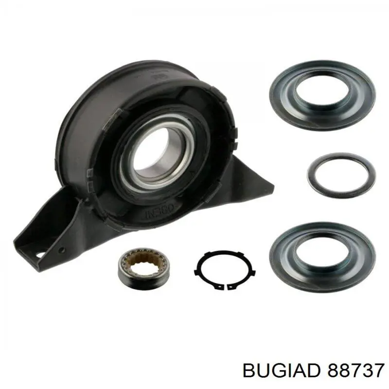 Шланг/патрубок интеркуллера Bugiad 88737 ціна, від 23.61 USD